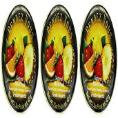 ランデヴー キャンディー ミックスフルーツ、1.5オンス缶3個パック フランス産 Rendez Vous Candies Mixed Fruit, 1.5-Ounce Tin Pack of 3 From france
