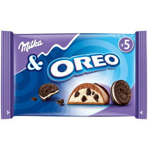 Milka Oreo Chocolate Bar Chocolate Bar with Oreo Cookie Pieces in Milk Cream 5 x 37 g Milka Germany