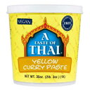 タイカレーペーストの味 黄色 35オンスパッケージ A Taste of Thai Curry Paste, Yellow, 35-Ounce Package