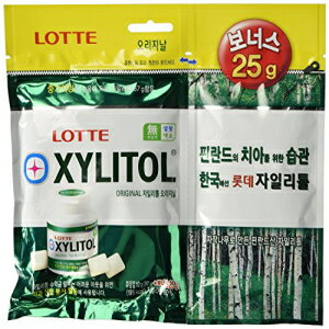 ガム ロッテ キシリトール アップルミント チューインガム 4.4オンス 112g (87g プラスボーナス 25g) Lotte Xylitol Applemint Chewing Gum 4.4oz 112g (87g plus bonus 25g)