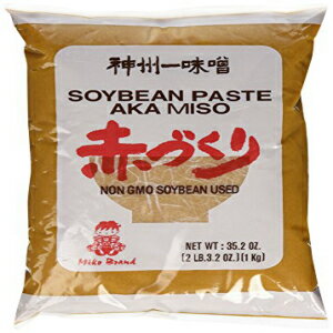 別名 赤味噌ペースト 大豆ペースト 非遺伝子組み換え 化学物質不使用 35.2オンス 巫女ブランド Aka Red Miso Paste Soybea paste NON GMO No MSG Added 35.2oz Miko Brand