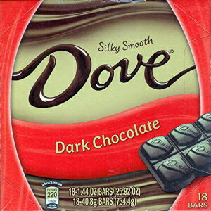 Dove _[N`R[go[ 1.44 IX (18 Jbg) Dove Dark Chocolate Bar 1.44 oz (18 Ct)