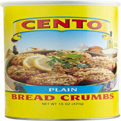 Cento プレーンブレッドクラム、15 オンス缶 (12 個パック) Cento Plain Bread Crumbs, 15 Ounce Can (Pack of 12)