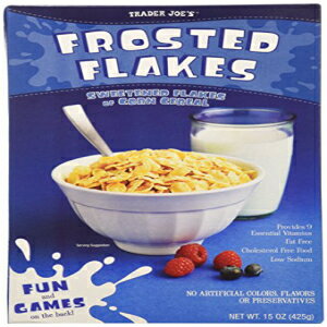 シリアル トレーダージョーズ フロストフレーク 2 パックバンドル - 甘味のあるコーンフレークシリアル 2 箱 Trader Joe's Frosted Flakes 2 Pack Bundle - Two (2) Boxes of Sweetened Corn Flake Cereal