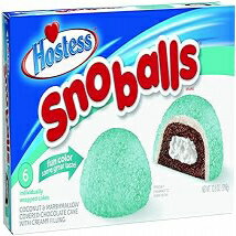 10.5 Ounce (Pack of 1), Hostess SnoBalls, 6 Count (Color May Vary by Season), 10.5 Ounce