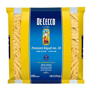 De Cecco Pasta、Pennoni Rigati、5ポンド De Cecco Pasta, Pennoni Rigati, 5 Pound