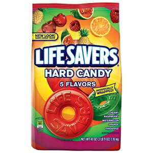 楽天GlomarketLife Savers Five Flavors ハード キャンディ バッグ、41 オンス （2 個パック） Life Savers Five Flavors Hard Candy Bag, 41 Ounce （Pack of 2）
