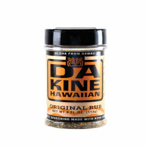 4 Ounces (Pack of 1), Original, Da Kine Hawaiian BBQ Dry Rub Seasoning, Premium Gourmet Spice Rub Made in Small Batches, Dry Rub for Smoking, Grilling and Cooking, Gluten-Free, Low Sodium & No MSG - Original