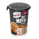 FlapJacked マイティマフィン、シナモンロール、12 パック | 20gのプロテイン+プロバイオティクス FlapJacked Mighty Muffins, Cinnamon Roll, 12 Pack | 20g Protein + Probiotics