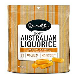 7 Ounce (Pack of 8), Mango, Darrell Lea Mango Soft Australian Made Licorice (8) 7oz Bags - NON-GMO, Palm Oil Free, NO HFCS, Vegan-Friendly & Kosher | Made in Small Batches with Ethically-Sourced, Quality Ing