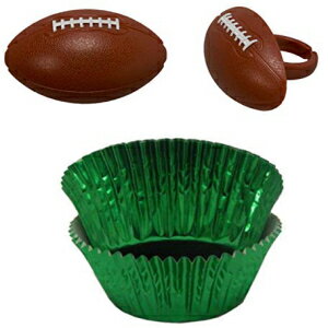 եåȥܡ륫åץȥåѡȥ饤ʡ - եåȥܡ륫åץ󥰤ȥǥ͡Ȳǽʥ꡼ۥ١󥰥å - åץ60/˽ʬ̡ FOOTBALL Cupcake Toppers and Liners - Football Cupcake Rings...