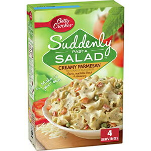 Betty Crocker 突然クリーミーパルメザンパスタサラダミックス、6.2オンス (12個パック) Betty Crocker Suddenly Creamy Parmesan Pasta Salad Mix, 6.2 oz (Pack of 12)