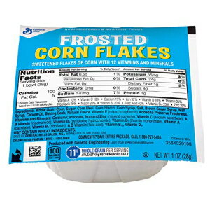 General Mills フロストコーンフレークシリアル、1オンスボウル (96個パック) General Mills Frosted Corn Flake Cereal, 1-Ounce Bowls (Pack of 96)