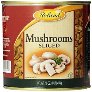 ローランド マッシュルーム、スライス、16 オンス (4 個パック) Roland Mushrooms, Sliced, 16 Ounce (Pack of 4)