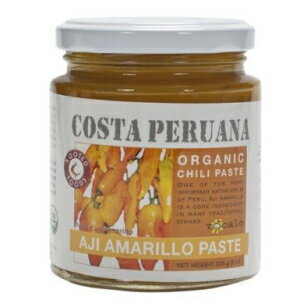 Zocalo I[KjbN AW A} ` y[Xg | 8IX | y[̓`Iȃy[Xg | y[̐i | i6pbNj Zocalo Organic Aji Amarillo Chili Paste | 8 oz | Traditional Peruvian Paste | Product of Peru | (6