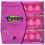 マシュマロ ピープ ピンク ヒヨコ、4.5 オンス、15 カウント ボックス (2 個パック) Marshmallow Peeps Pink Chicks, 4.5-ounce, 15-count Boxes (Pack of 2)