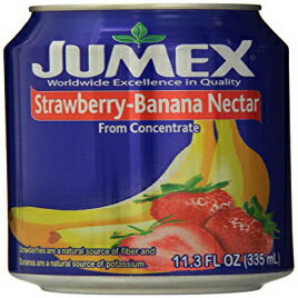 Jumex ネクタージュース、ストロベリー/バナナ、11.30 オンス (24 個パック) Jumex Nectar Juice, Strawberry/Banana, 11.30 Ounce (Pack of 24)