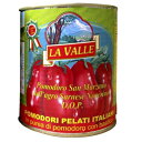 楽天GlomarketLa Valle San Marzano D.O.P. Italian Peeled Tomatoes 6-pack of 28 oz cans