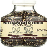 Williamson Bros., e҂ubNybp[o[xL[\[XA8tʃIX Williamson Bros., Coarse Black Pepper Bbq Sauce, 8 Fl Oz