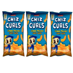 3pbNA`YJ[AWbNAhW`YJ[A`[ỸR[J[120gA3pbN 3 Pack, Chiz Curls, Jack n Jill Chiz Curls Cheese Flavored Corn Curls 120g, 3 Pack