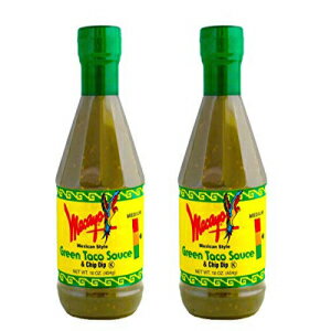 }J LVJ X^C ^RX \[X & `bv fBbv 16 IX - O[ \[X (2 pbN) Macayos Mexican Style Taco Sauce & Chip Dip 16oz - Green Sauce (2 Pack)
