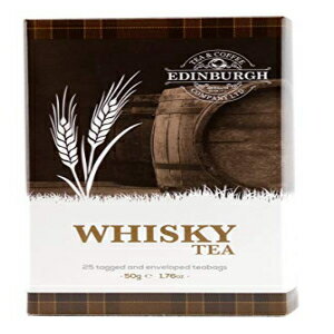 エディンバラ ティー & コーヒー カンパニー ウィスキー フレーバー ティー、25 個入りティーバッグ (3 個パック) Edinburgh Tea & Coffee Company Whisky Flavoured Tea, 25-Count Teabags (Pack of 3) 1