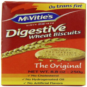 McVities ダイジェスティブ小麦ビスケット 8.8 オンス (6 個パック) McVities Digestive Wheat Biscuits, 8.8 Ounce (Pack of 6)