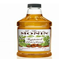 モナン ローストヘーゼルナッツシロップ、33.8オンスプラスチックボトル（1リットル） Monin Roasted Hazelnut Syrup, 33.8-Ounce Plastic Bottle (1 liter)