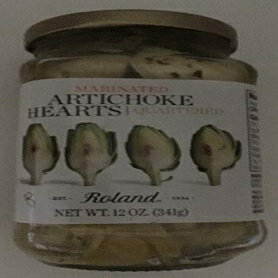 Roland Products アーティチョーク ハート マリネして 4 等分したもの、12 オンス Roland Products Artichoke Hearts Marinated And Quartered, 12 Ounce