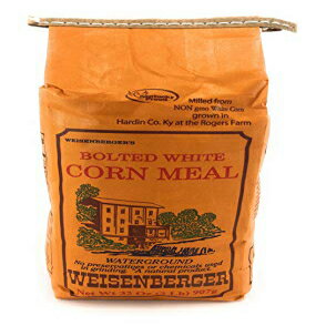 ワイゼンバーガー 石挽きホワイトコーンミール - 南部スタイルの非遺伝子組み換えコーンミール - ケンタッキーの自慢の製品 - 32 オンス Weisenberger Stone Ground White Cornmeal - Southern Style Non GMO Corn Meal - A Kentucky Proud Product
