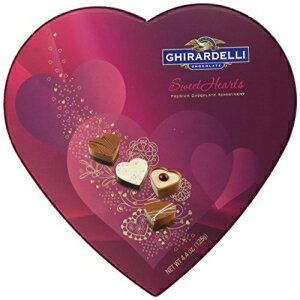ギラデリ バレンタインデー スイートハート ハート型ボックス ギフト 4.4オンス Ghirardelli Valentines Day Sweethearts Heart Shaped Box Gift, 4.4 Ounce