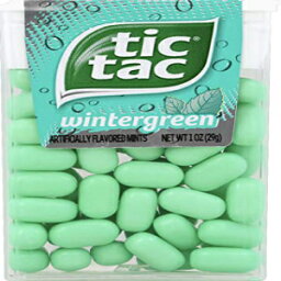 チックタックミント、ウィンターグリーン (1 個パック) Tic Tac Mints, Wintergreen (Pack of 1)