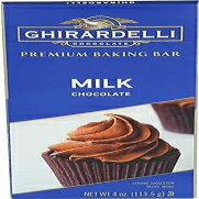 ミルクチョコレート、ギラデリプレミアムベーキングバー、ミルクチョコレート、4オンス（12個パック） Milk Chocolate, Ghirardelli Premium Baking Bar, Milk Chocolate, 4 Ounce (Pack of 12)