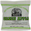 Claey's グリーン アップル ドロップス、6 オンス パッケージ (12 個パック) Claey's Green Apple Drops, 6-Ounce Packages (Pack of 12)