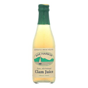 Bar Harbor ピュアクラムジュース 8液量オンス (12個パック) Bar Harbor Pure Clam Juice, 8 Fl Oz (Pack of 12)