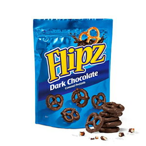 楽天GlomarketFlipz Dark Chocolate Covered Pretzels （4 Ounce, Pack of 6）, Perfect Sweet, Salty, & Crunchy Snack For Adults And Kids