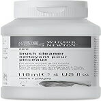 4 Fl Oz (Pack of 1), Winsor Newton Brush Cleaner Restorer, 4.0-oz Bottle