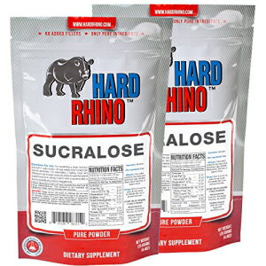 HR Supplements Sucralose Powder | 250 Grams | Zero Calorie Sweetener & Keto Sugar Substitute | Hard Rhino