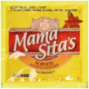 Mama Sita's Achuete Annatto pE_[A1/3oz (10g) 12 pbN Mama Sita's Achuete Annatto Powder, 1/3oz (10g) 12 Pack