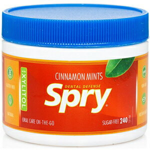 Spry Xylitol Cinnamon Mints Su