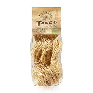 1.1 Pound (Pack of 1), Morelli Pici Pasta di Toscana - Gourmet Italian Pasta - Organic Pici Noodles - Thick Organic Pasta Nests Made in Italy from Durum Wheat Semolina - 17.6oz (500g)