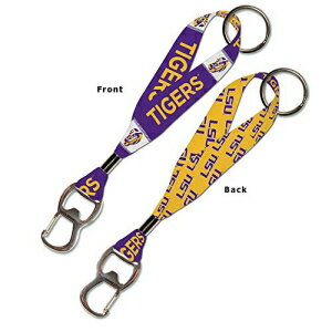 WinCraft NCAA CWAiBw 26526014 L[Xgbv{gI[vi[ASAubN WinCraft NCAA Louisiana State University 26526014 Key Strap Bottle Opener, Small, Black