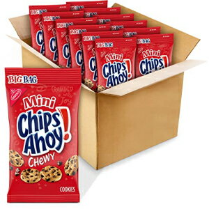 CHIPS AHOY Mini Chewy Chocolate Chip Cookies, 12 - 3 oz Big Bags