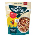 Seven Sundays Rise and Shine Muesli Cereal - 10 Oz Pouch - Strawberry Banana Nut - Certified Gluten Free Muesli - Non GMO, No Refined Sugar and Kosher