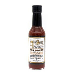 CAJOHNS ホットソース バーボン インフューズド チポトレ ハバネロ、5 オンス CAJOHNS Hot Sauce Bourbon Infused Chipotle-Habanero, 5 ounces