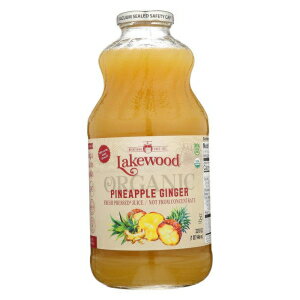 Lakewood Organic Pineapple Ginger Juice, 32 FZ