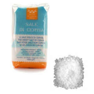 サリーナ・ディ・チェルヴィア。中粗塩 1 キログラム (2.2 ポンド) Salina Di Cervia. Medium Coarse Salt 1 Kilogram (2,2 Pounds)