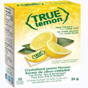 真のレモン結晶化レモン 32 パケット ボックス (3 パック) = 96 シングル パケット True Lemon Crystalized Lemon 32 Packet Box (3 Pack)= 96 Single Packets