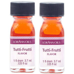 LorAnn Tutti Frutti SS Flavor, 1 dram bottle (.0125 fl oz - 3.7ml - 1 teaspoon) - 2 Pack