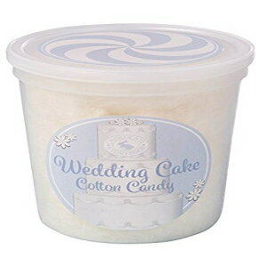 Wedding Cake Gourmet Flavored Cotton Candy – Unique Idea for Holidays, Birthdays, Gag Gifts, Party Favors